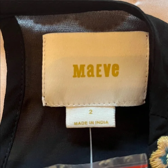 NWT Anthropologie Maeve Embroidered Floral Dress - Picture 6 of 13